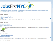 Tablet Screenshot of blog.jobsfirstnyc.org
